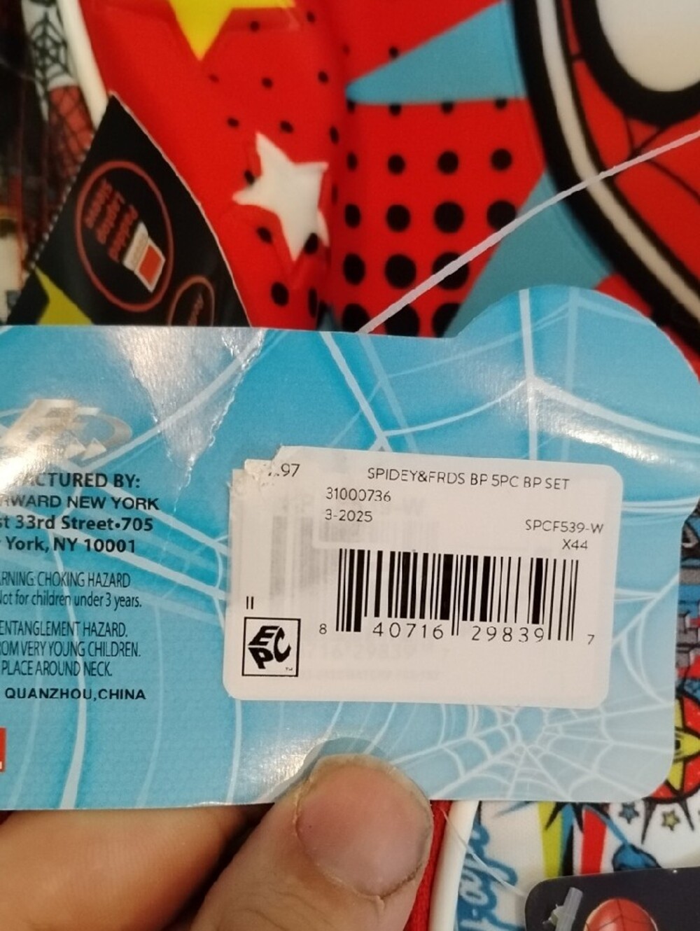Spider-Man 5 Pc Backpack Set - Picture 15 of 16